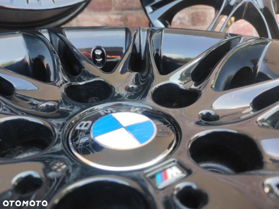 Oryginalne czarne felgi BMW 18 5x120 M pakiet Styling 135 E46 e36 E90 X3 F25 Z3 Z4 E81 E87 F30 E60 F10 F30 F34 JR 7896470 8j ET47 8.5j ET50 7915635576 - 20