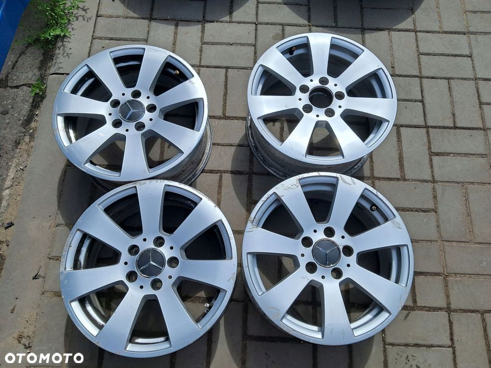 mercedes c klasa w204 felgi aluminiowe 16" 5x112 zamiennik - 1