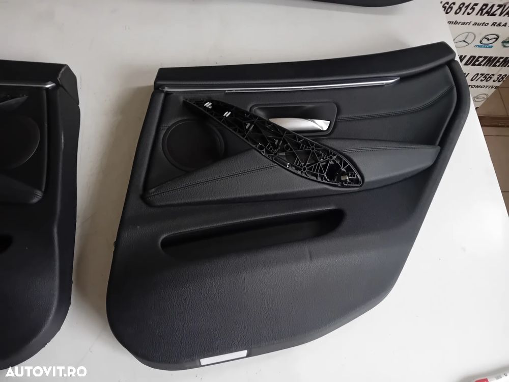 Tapiterie Fete Fata Usa Din Piele Cu Lumini Ambientale Bmw Seria 4 F36 Volan Stanga Fata Spate - 3
