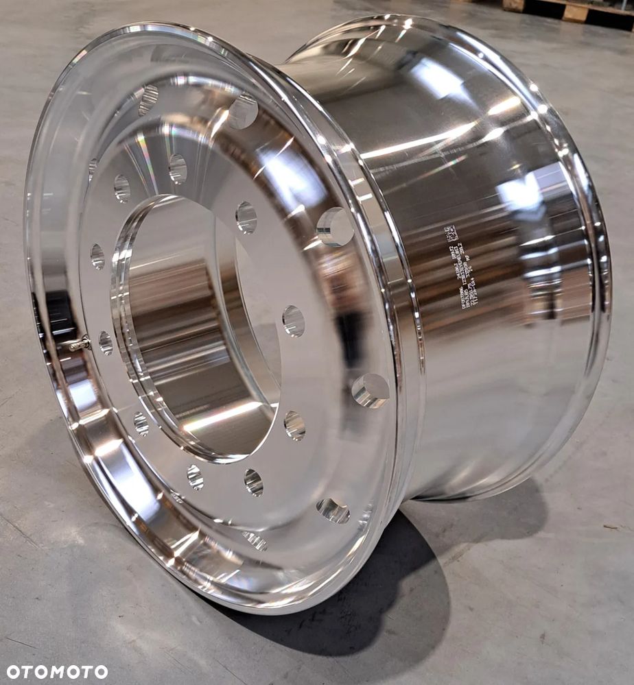 Felga aluminiowa POMLEAD 22,5x11,75 ET120 26mm Diamond Cut Machined - 5