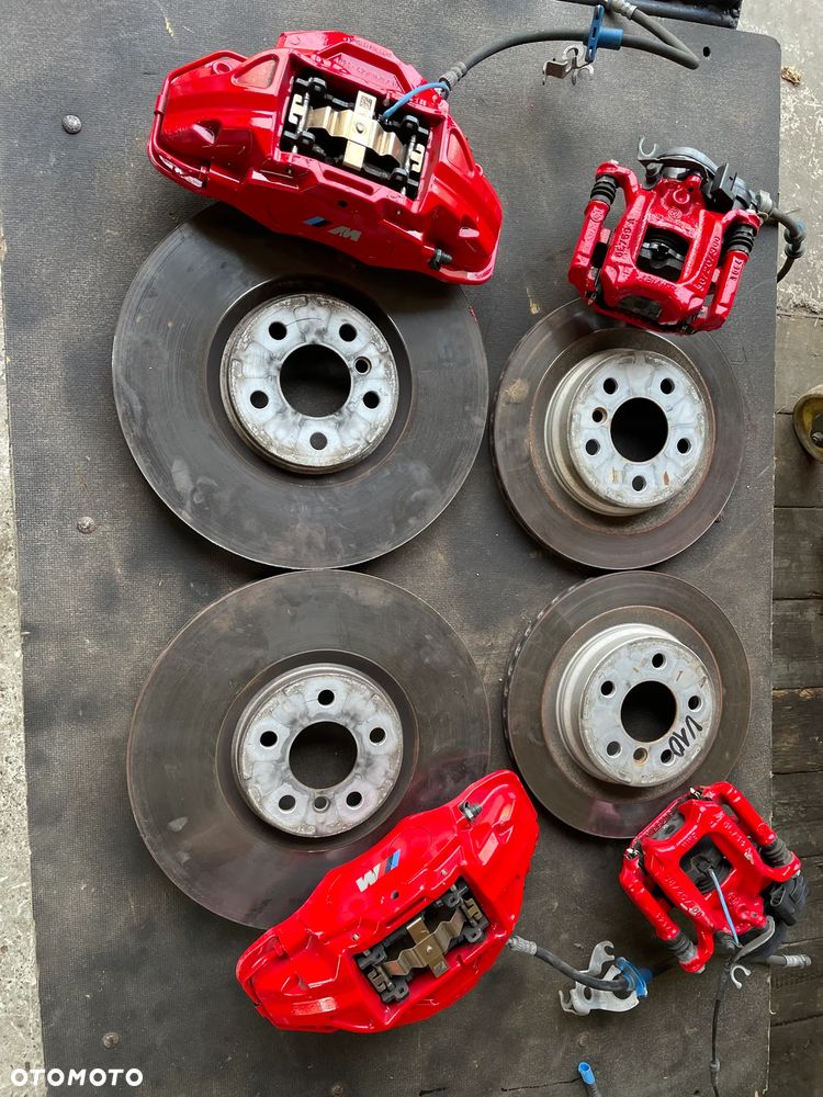 BMW 1 F70 X1 U11 X2 U10 hamulce tarcze zaciski M pakiet komplet czerwone - 1