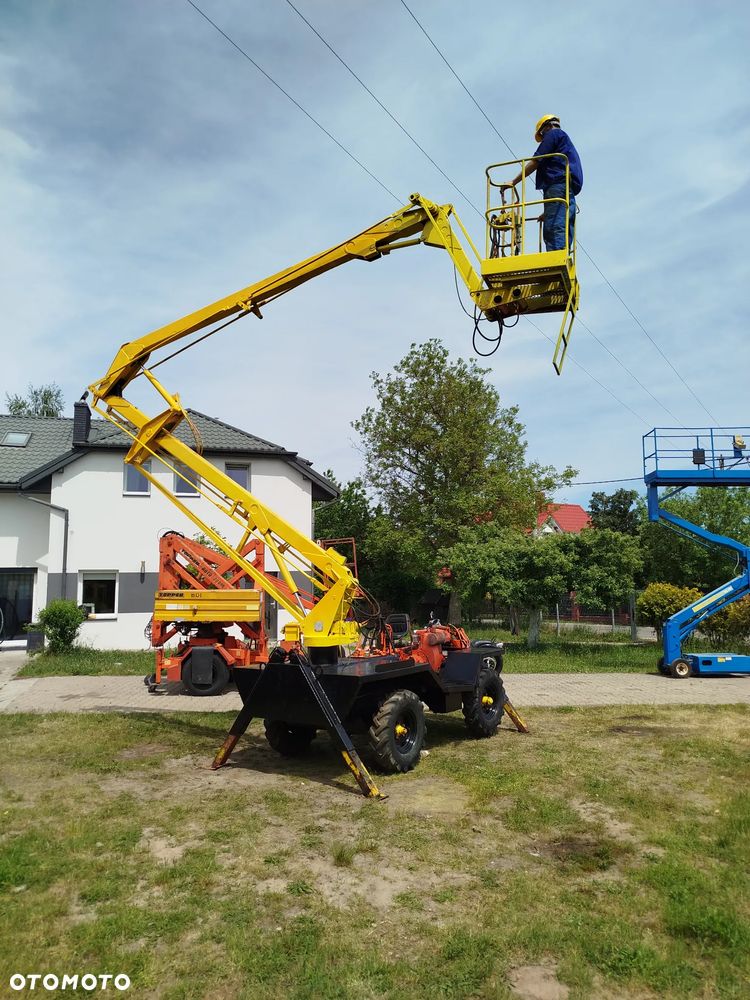 JCB Pegasus AT 46 ALL Terrain 4x4 zwyżka 4wd terenowa 12m podnośnik koszowy platforma robocza Video Cherry picker boom lift Access platform - 6