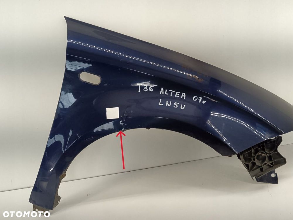 BŁOTNIK PRAWY PRZEDNI SEAT ALTEA TOLEDO 04-15 LW5U - 1