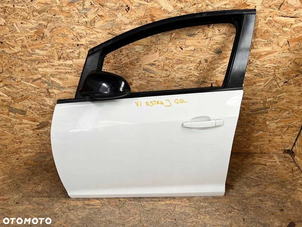 Drzwi PRZEDNIE LEWE lewy przód OPEL ASTRA J IV Lakier: GAZ Z40R lusterko