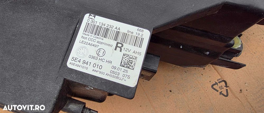 Far dreapta LED Skoda Octavia 4 Facelift 2024 2025 - 5