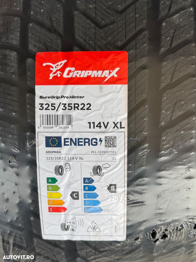 Vând anvelope 285/40/22-325/35/22 gripmax de iarnă noi - 3