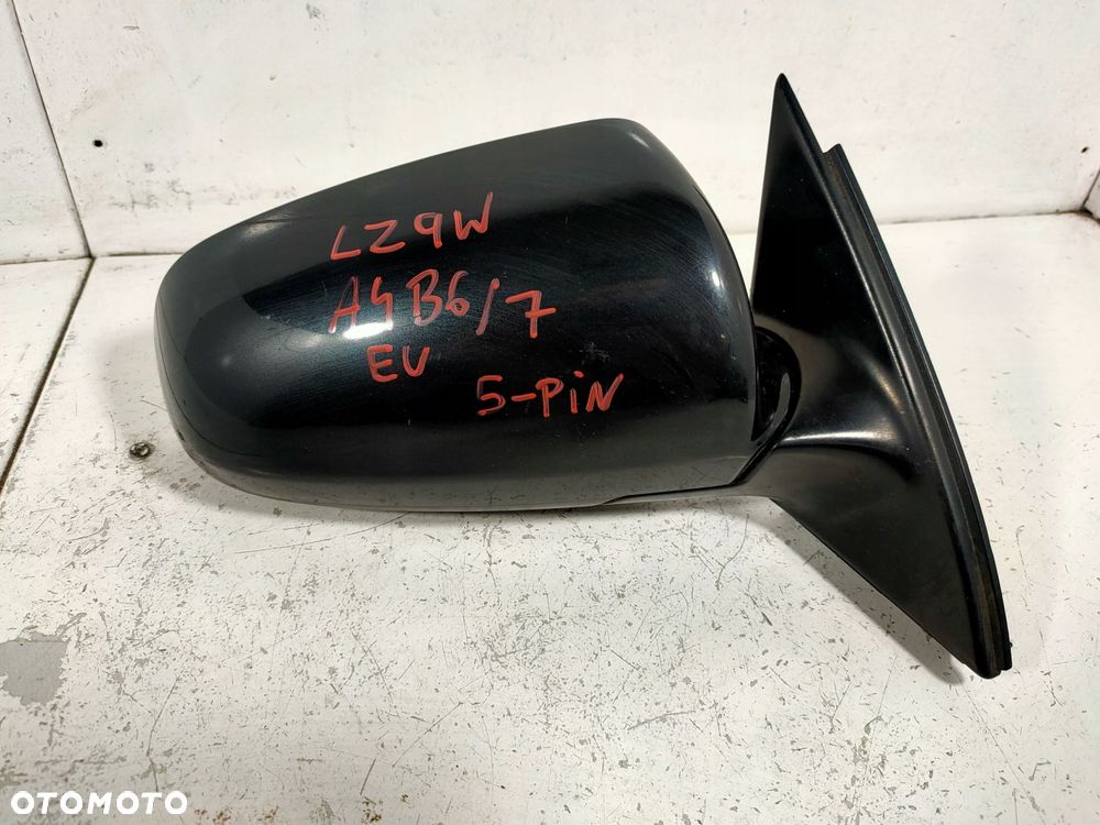 audi a4 b6 b7 lusterko prawe lz9w 5 pin europa eu - 1