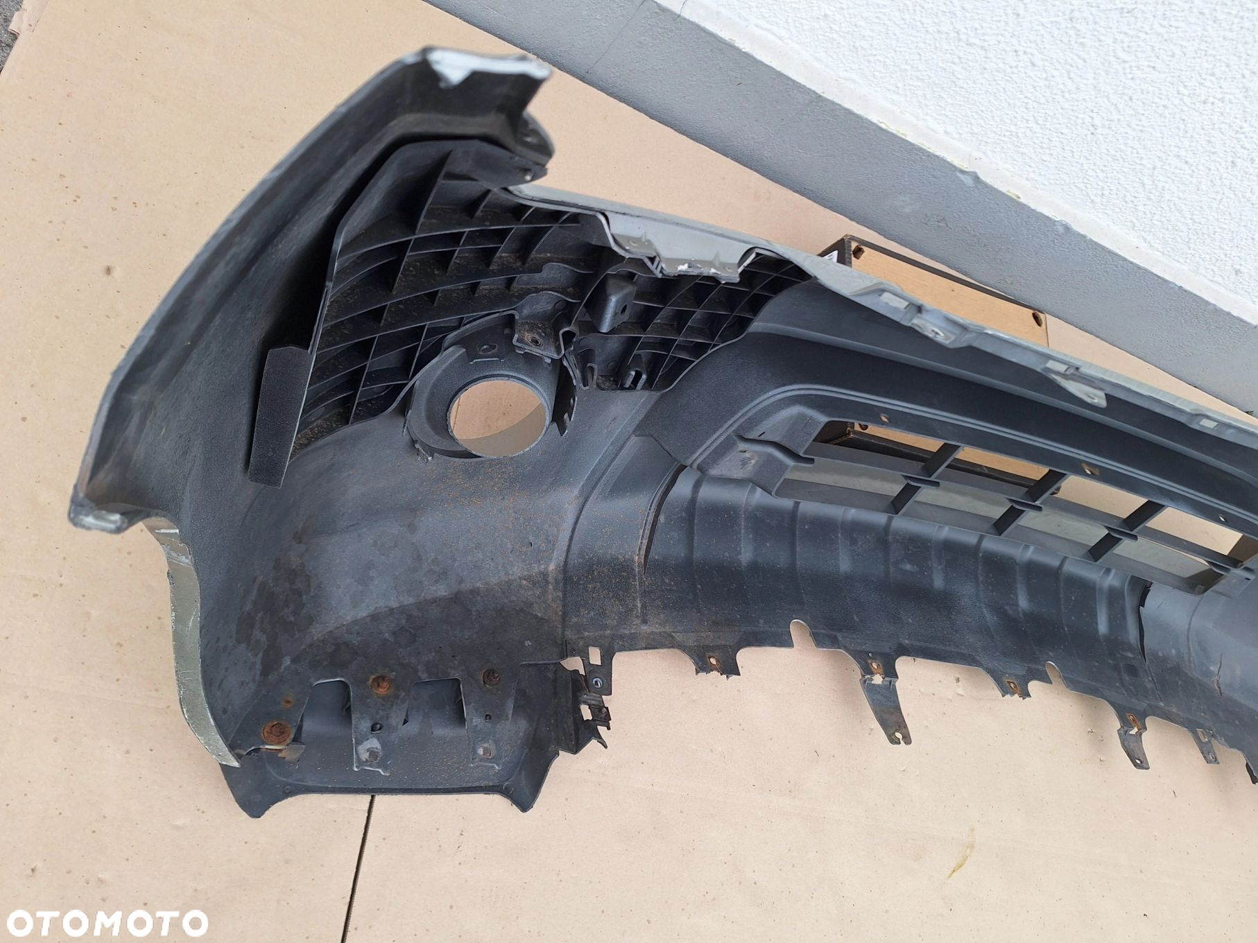 NISSAN NAVARA III D40 LIFT ZDERZAK PRZÓD PRZEDNI ORYG. NISSAN 620225X00H WYSYŁKA 24H - 9