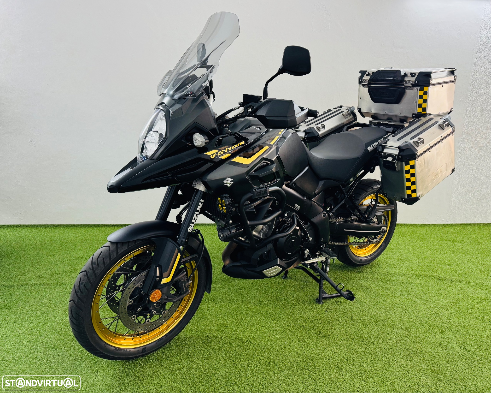 Suzuki DL VSTRON 1050 mota em excelente estado 3 anos de garantia full extras - 12