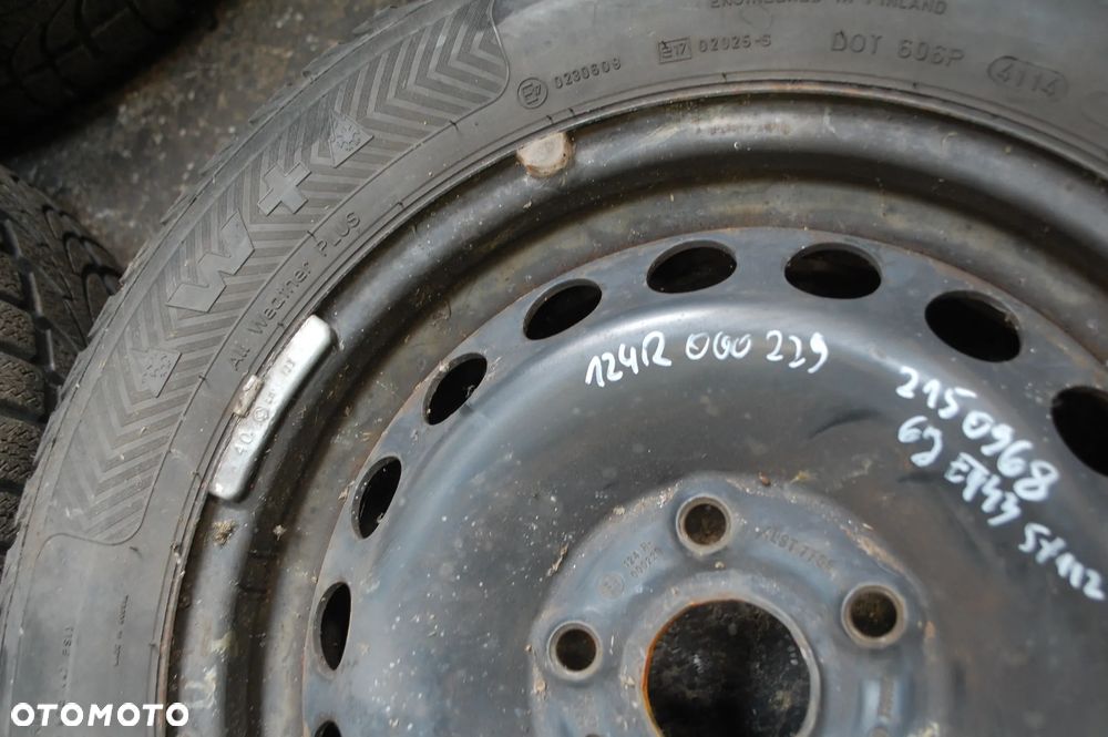 KOŁA FELGI STALOWE + OPONY ZIMOWE 2150968 5X112 ET43 6J 195/65R15 VW TOURAN I CADDY AUDI A3 SKODA SEAT - 9
