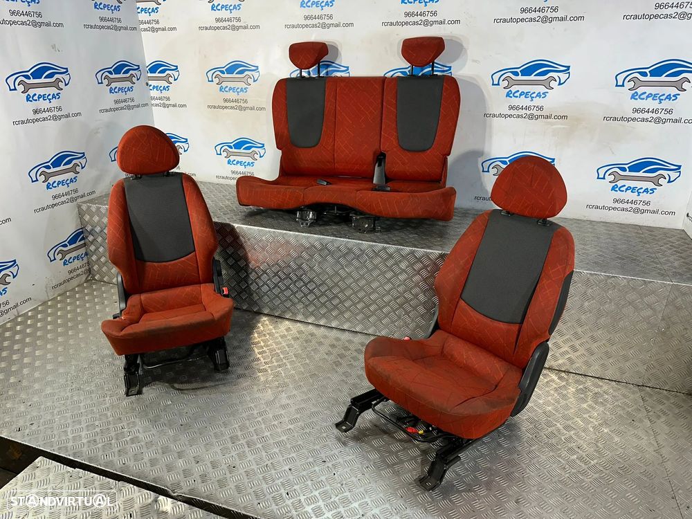 Conjunto Bancos Frente Frontais Tras Traseiros Smart ForFour 454 2004 - 2006 - 4