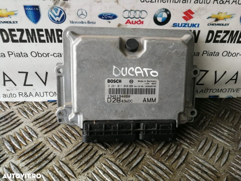 Calculator motor ecu Fiat Ducato Peugeot Boxer 2.8 jtd an 2001-2005 - 1