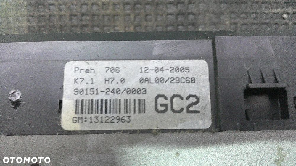 OPEL ASTRA III H PANEL NAWIEWU KLIMATYZACJI - 3