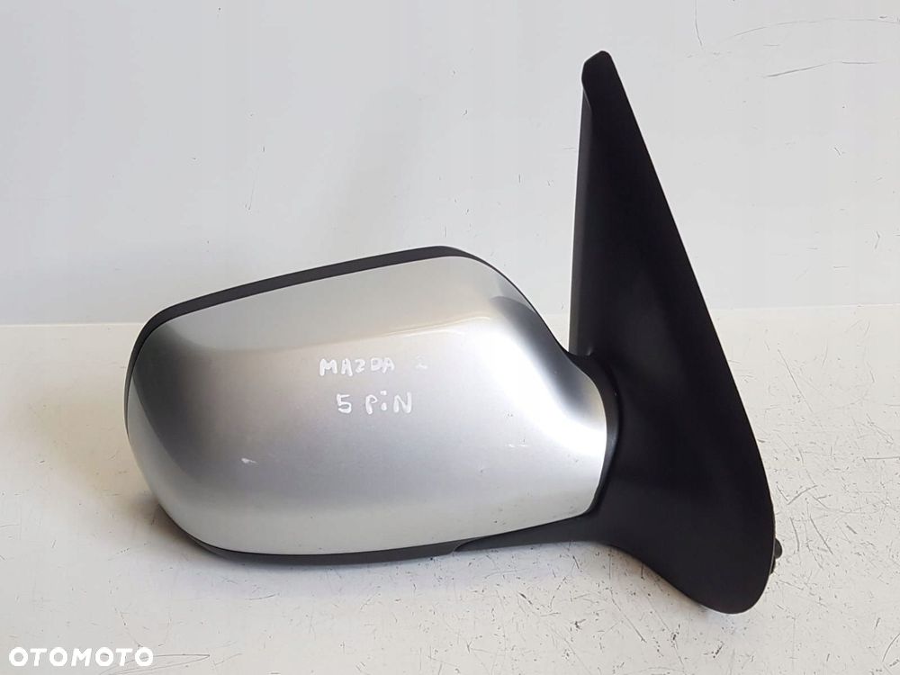 MAZDA 2 II 02-07 LUSTERKO PRAWE SREBRNE 5-PIN 20N - 2