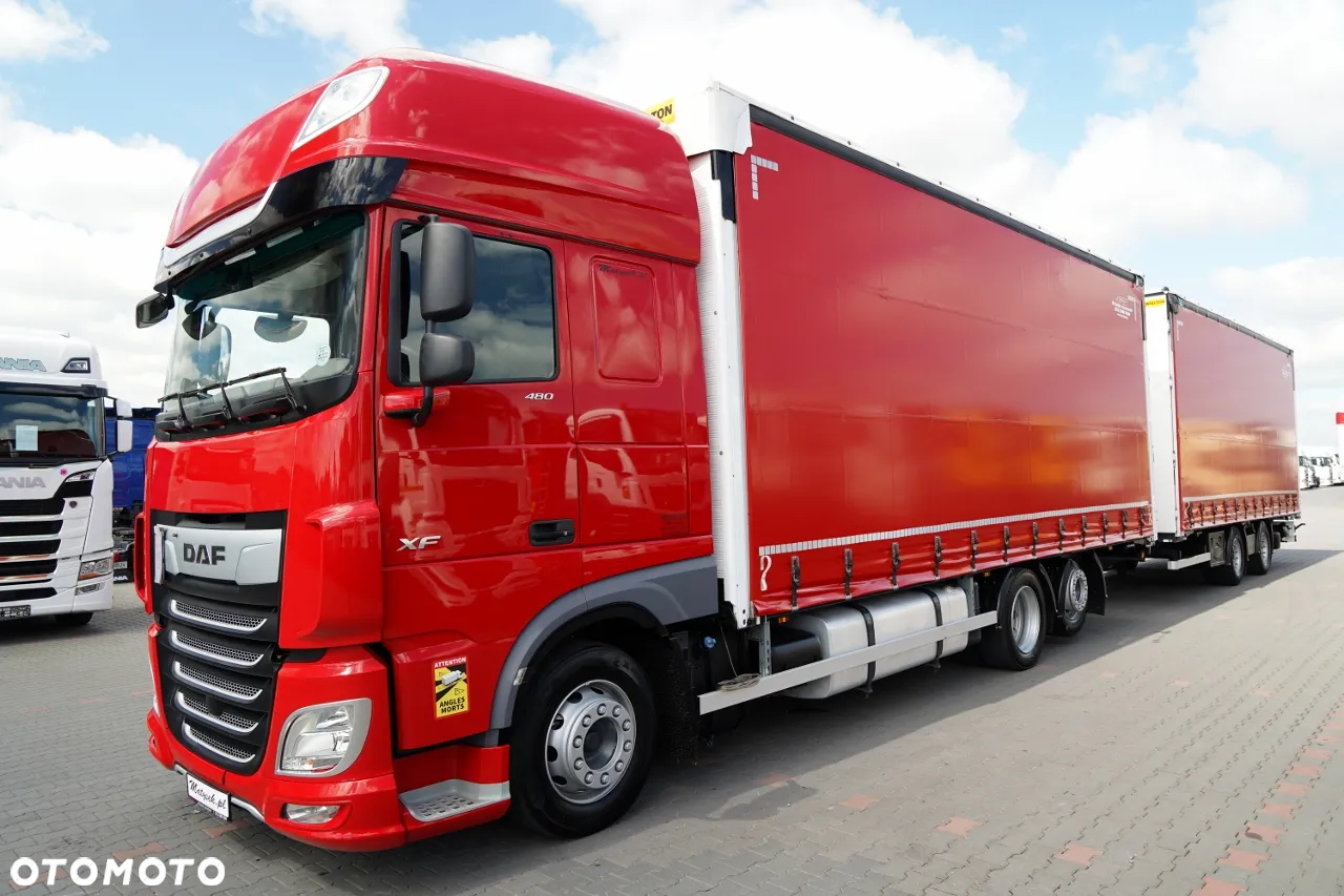 DAF XF 480 / ZESTAW TANDEM / 120 M3 / PRZEJAZDOWY / PO ZŁOTYM KONTRAKCIE SERWISOWYM - 3