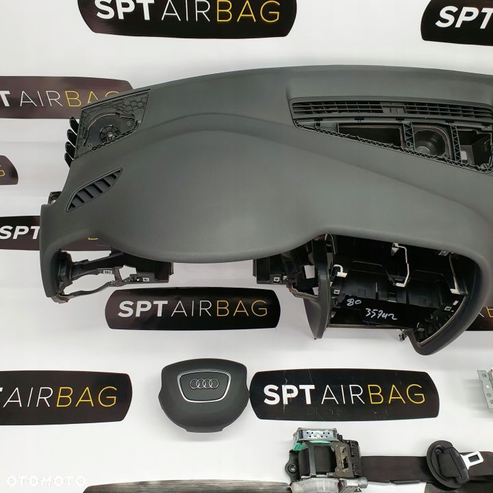 AUDI A4 B8 LIFT DESKA ROZDZIELCZA KONSOLA KOKPIT PODUSZKI AIRBAG AIR BAG PASY KIT SET - 2