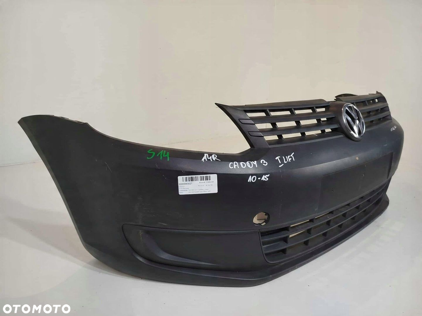 ZDERZAK PRZEDNI PRZÓD GRILL VW CADDY III 3 I LIFT 10-15 - 3
