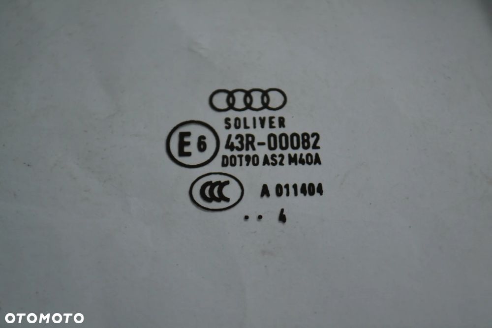AUDI A7 SZYBA BOCZNA DRZWI TYŁ TYLNA PRAWA AS2 SOLIVER 2014 POMORSKIE - 2