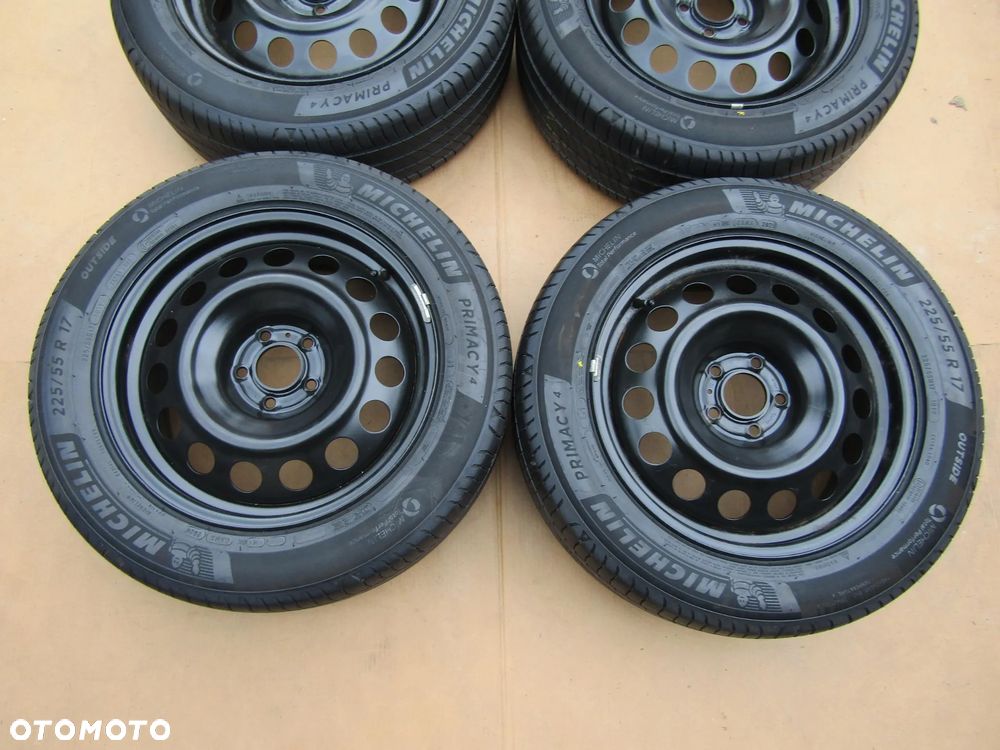 4x Felgi Stalowe  KOŁA 17 Toyota Proace II Peugeot Traveller Expert IV Partner III 7 j 5x108 ET46 piasta 65,1 mm + Opony 225/55 17 Michelin Letnie - 6
