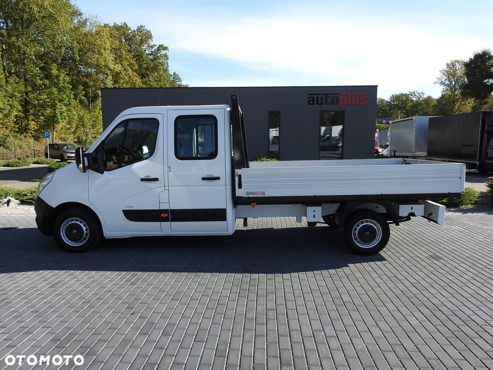 Opel MOVANO SKRZYNIA PODWÓJNA KABINA DOKA 7 MIEJSC TEMPOMAT KLIMATYZACJA  130KM - 9