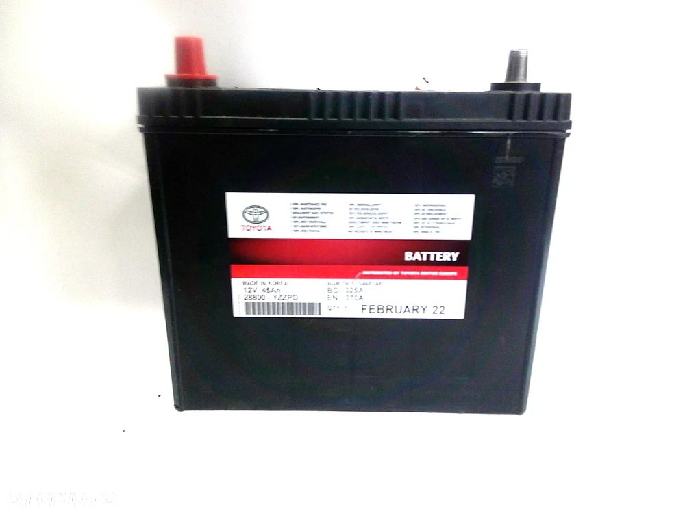 Toyota OE A28800-YZZPD AKUMULATOR AURIS, PRIUS, RAV4 12v 45Ah - 1