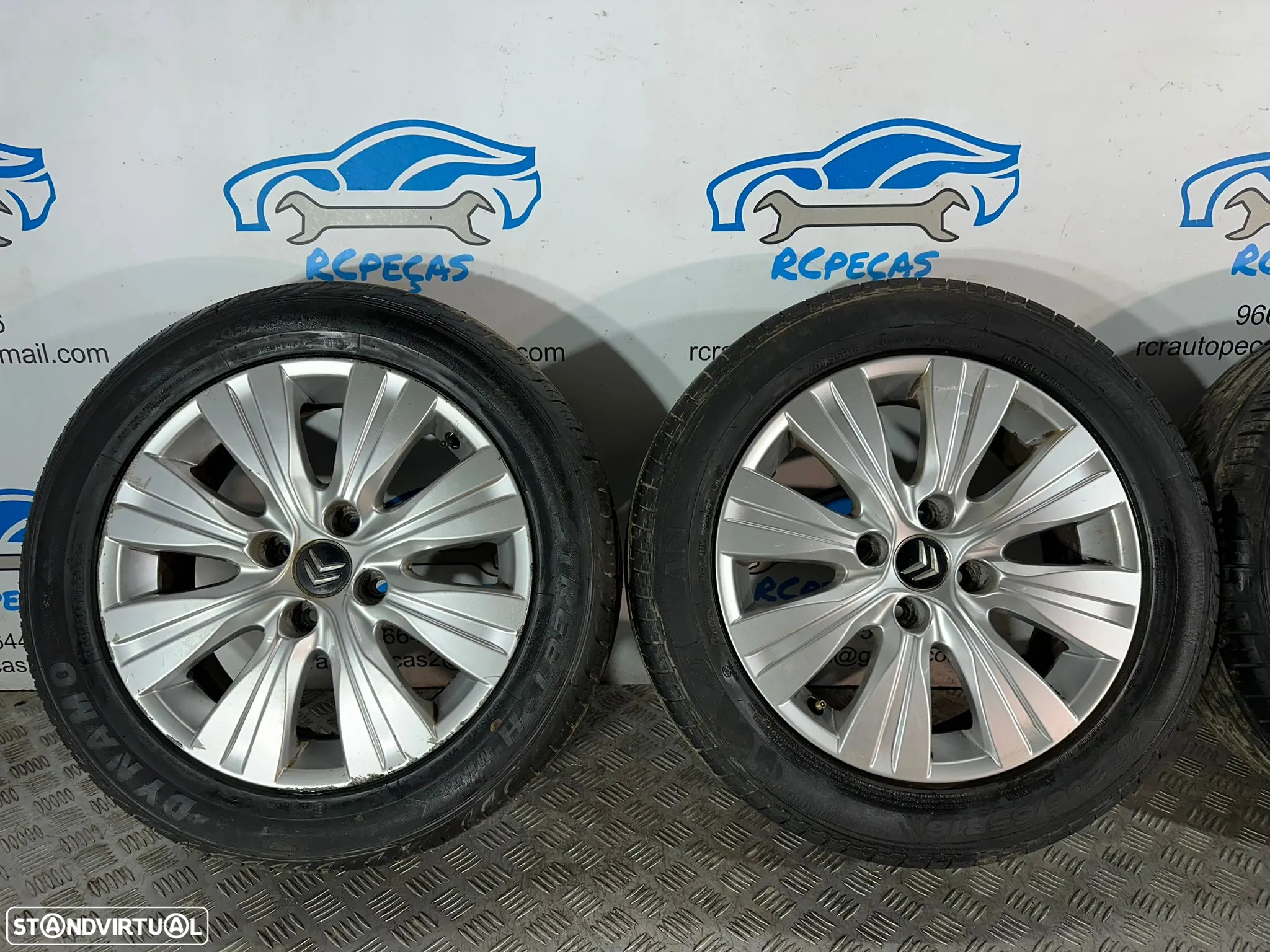 .Conjunto Jantes 16 Originais Citroen C3 Picasso 4x108 6J ET23 9681810880 - 5