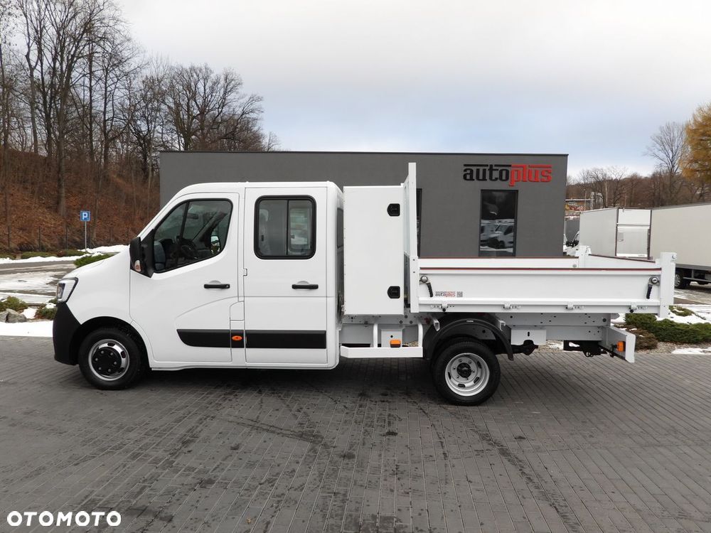 Renault MASTER WYWROTKA PODWÓJNA KABINA DOKA 6 MIEJSC TEMPOMAT LEDY BLIŹNIACZE KOŁA KLIMATYZACJA  145KM - 9