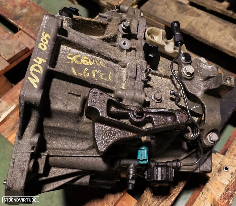CAIXA DE 6 VELOCIDADES RENAULT SCENIC III / MEGANE III 1.6DCI 130CV ND4009 8200667174 - 1
