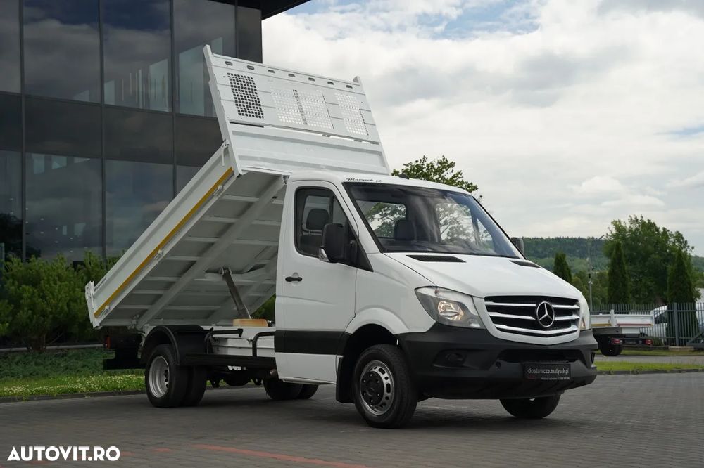 Mercedes-Benz SPRINTER / BASCULATOR - 3.5M / DUBLU / MANUAL / IMPORTAT - 3