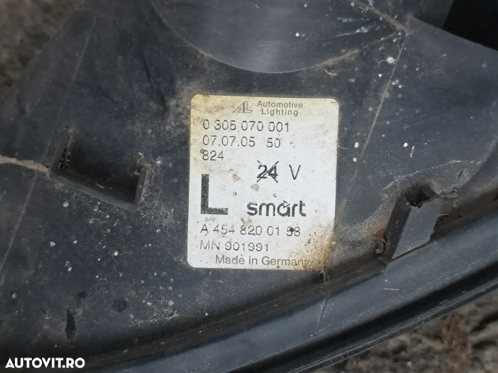 Semnalizare cu proiector stanga bara fata Originale Smart Forfour W454 2004-2006 - 4