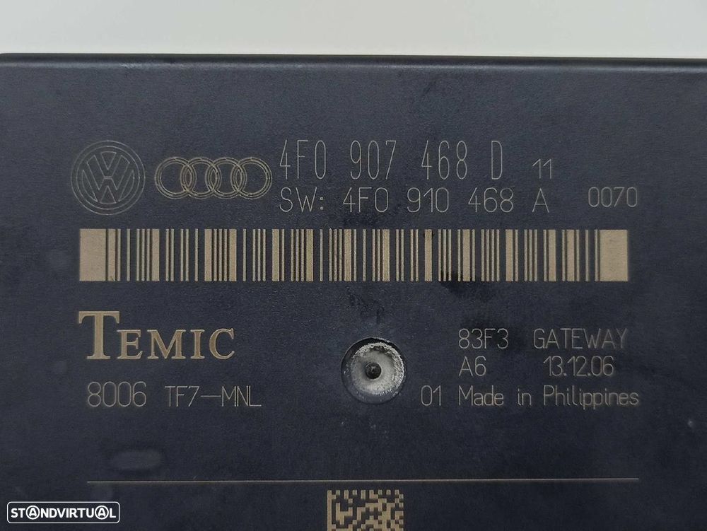 MODULO ELECTRONICO AUDI A6 AVANT 2007 -4F0907468D - 1