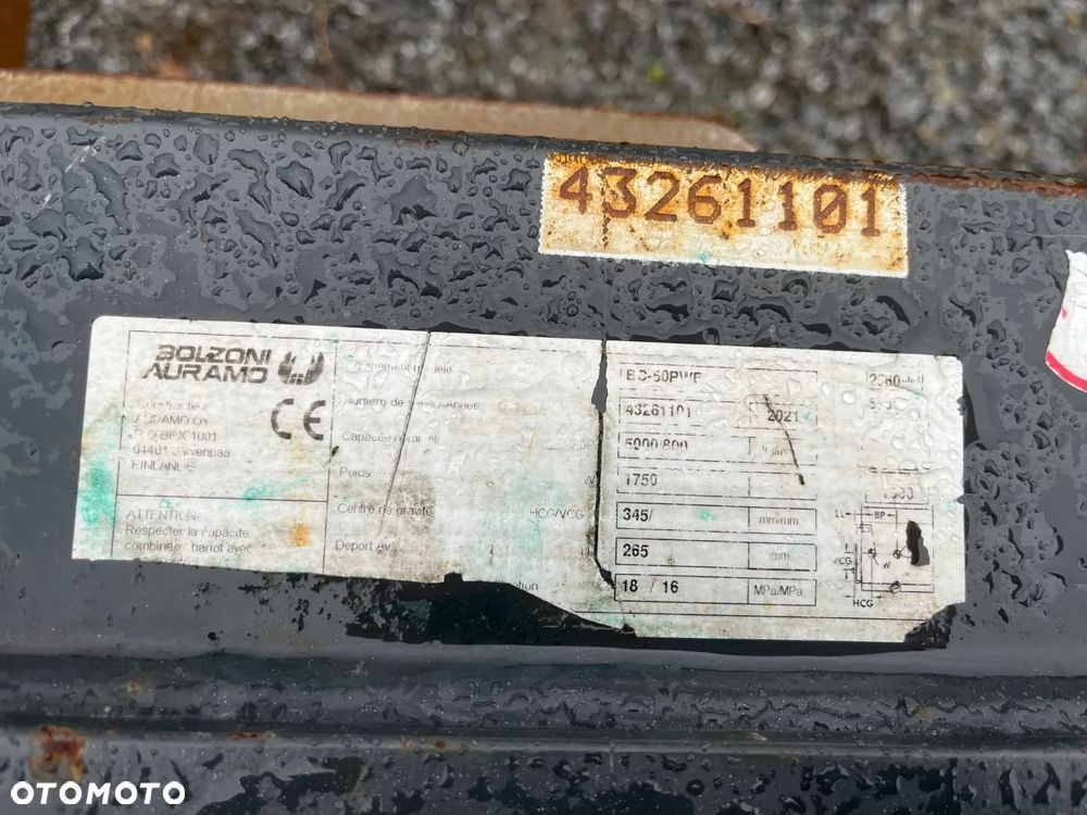 Chwytak do makulatury / bel Bolzoni auramo BC-50P ID OS1546 - 5