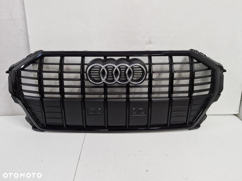 audi q3 2 ii 83a s-line grill atrapa chłodnicy zderzaka przód czarna 83a853651e - 1