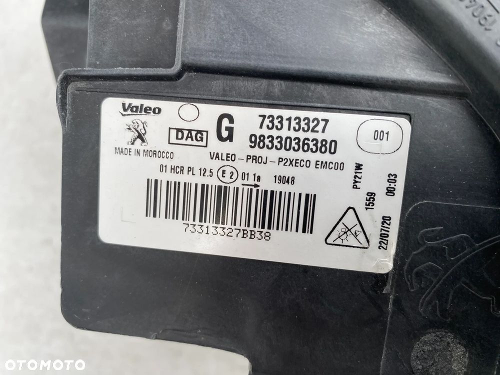 lampa peugeot 208 II 2008 II full led eco led lewa eu cała - 3