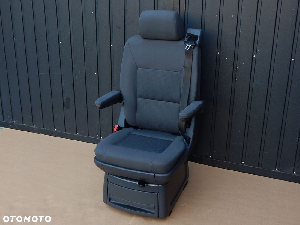 vw t5 t6 multivan fotel obrotowy tył podłokietnik antracyt ładny - 2
