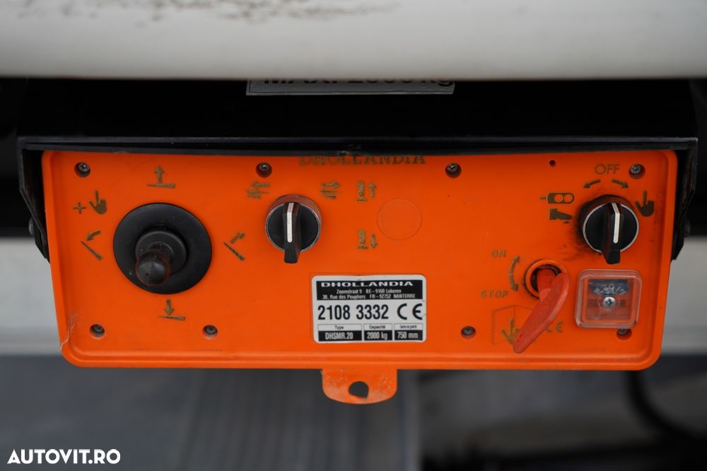 Kögel CORTINĂ / ELEVATOR DE ÎNCĂRCARE DHOLLANDIA / STANDARD / COȘ PENTRU PALEȚI / AXĂ DE RIDICARE / - 14