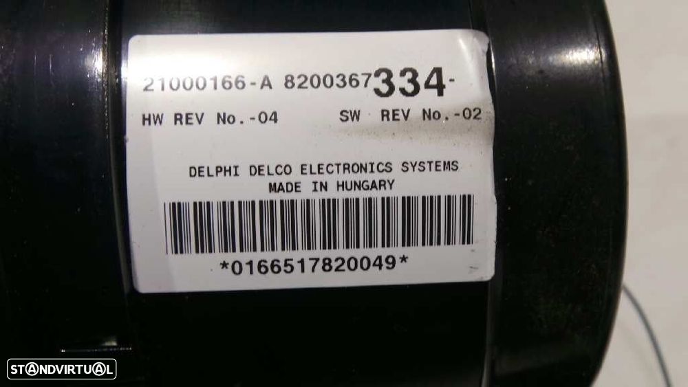 COMANDO CLIMATIZADOR RENAULT ESPACE IV 2005 -820036334 - 8