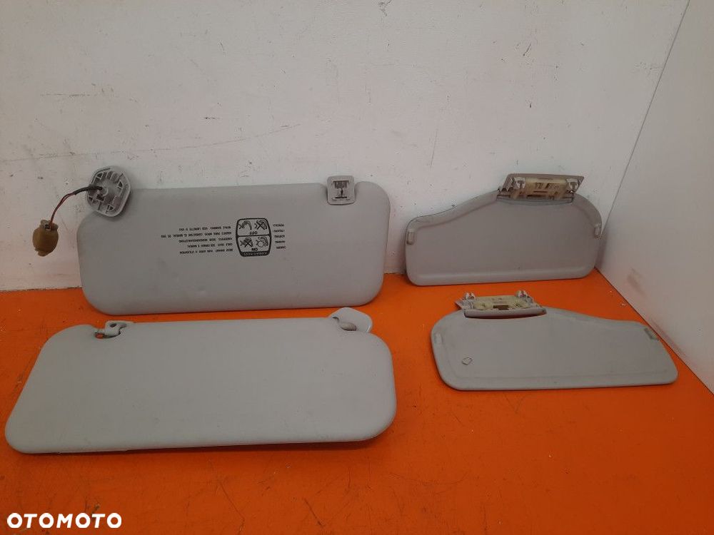 CITROEN C5 I 01-04 SŁONECZKO OSŁONA PRZECIWSŁONECZNA  PRAWA LEWA KOMPLET - 2