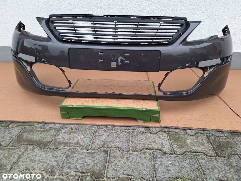 PEUGEOT 308 II T9 13-17r ORYG. ZDERZAK PRZÓD PRZEDNI+GRILL STELAŻ 06396-091ISMO02 WYSYŁKA 24H - 1
