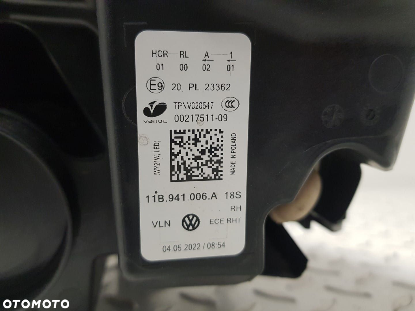 VW ID4 ID.4 LAMPA PRAWA PRZEDNIA PRZÓD  REFLEKTOR FULL LED 11B941006A ŁADNA EUROPA - 9