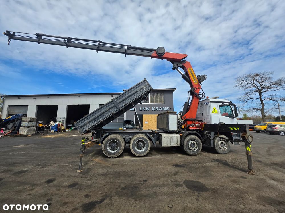Mercedes-Benz Arocs 3246 8x4 wywrotka hds PALFINGER 45000 - 11