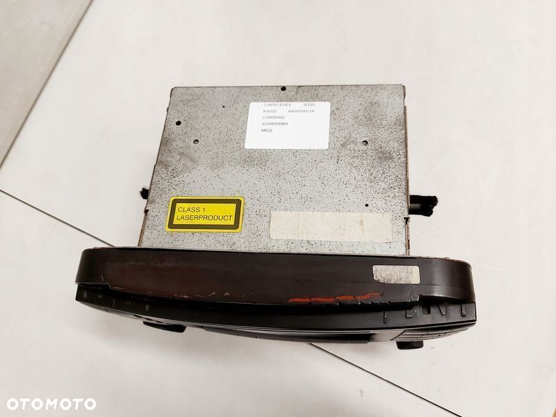 mercedes s-klasa w220 radio nawigacja navi command a2208205889 - 4