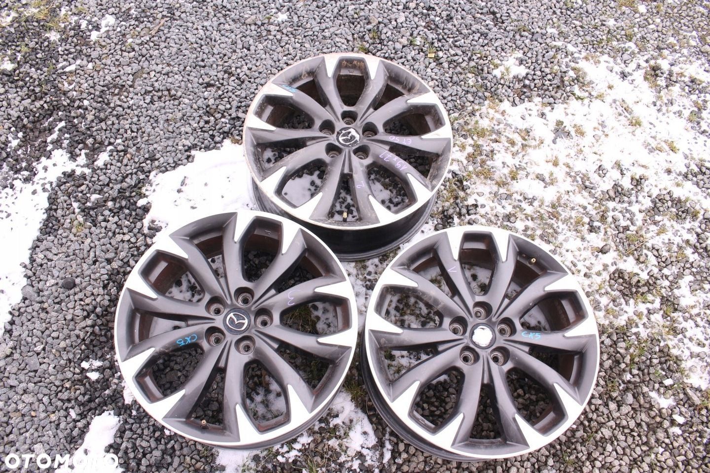 FELGA ALUMINIOWA 1 SZTUKA MAZDA CX5 CX-5 19x7J ET50 5x114,3 - 1