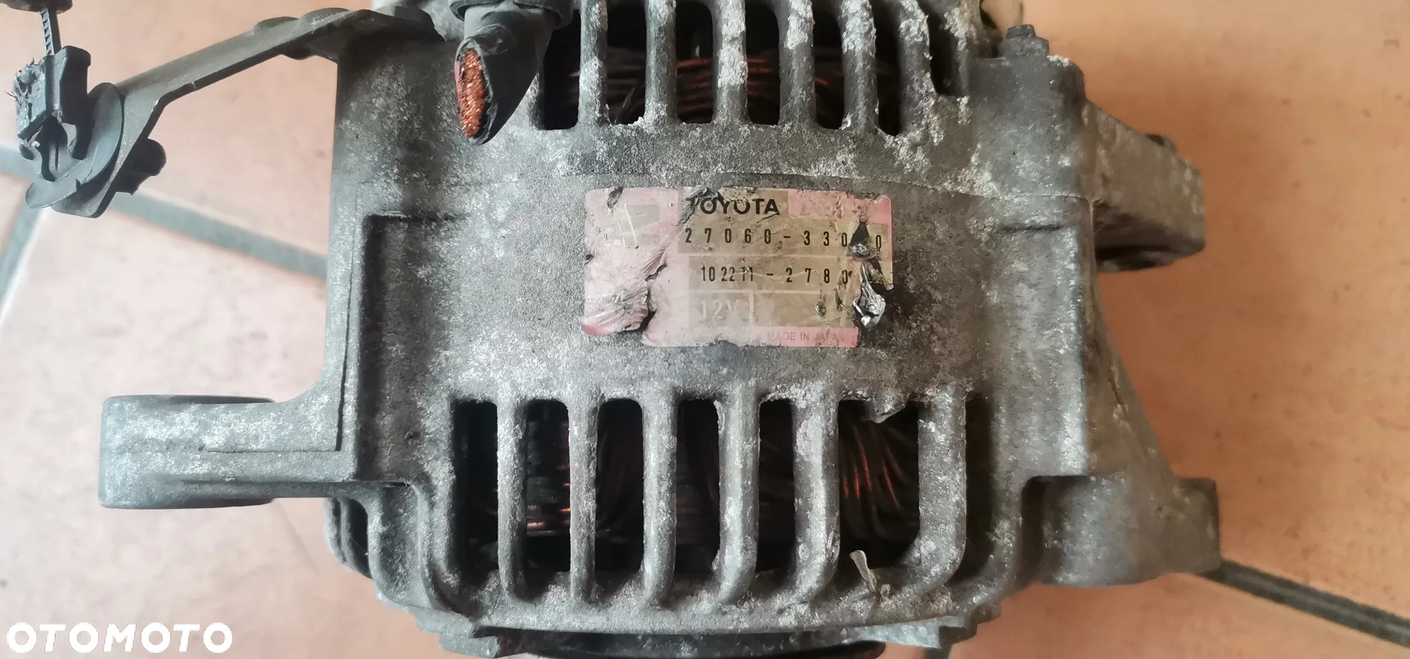 ALTERNATOR TOYOTA YARIS I 1.4 D4D 27060-33010 - 2