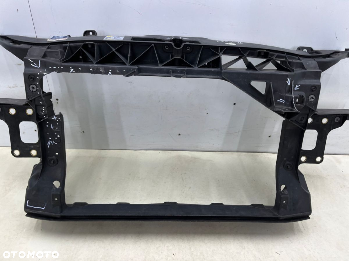 Pas przedni Seat Leon 2 II 1p0 05-12r. wzmocnienie czołowe ramka chłodnic okular 1p0805588b - 8