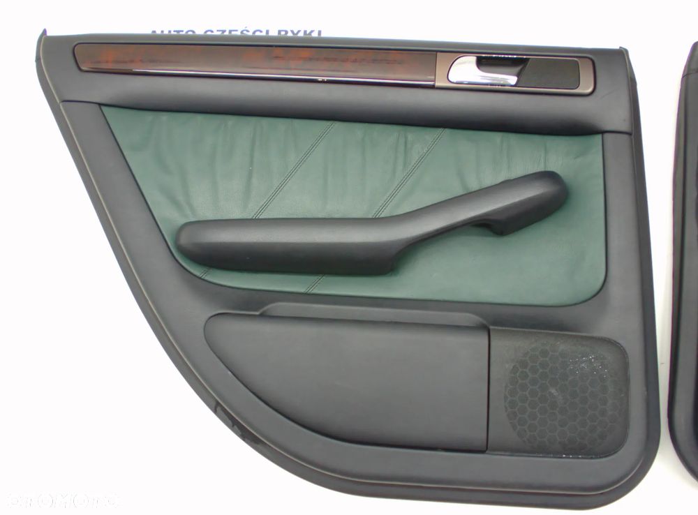 Audi A6 C5 Sedan boczek drzwi zielone tapicerka green LX6V - 5
