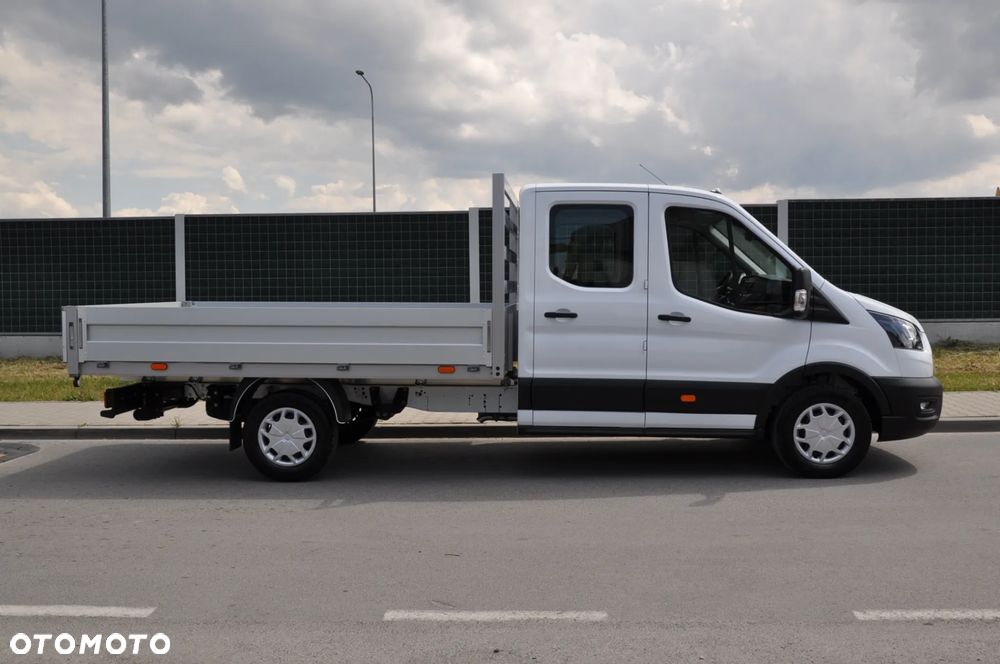 Ford TRANSIT L3 7 OSOBOWY FABRYCZNIE NOWY !!! DOSTĘPNY OD RĘKI !!! DOKA DUBEL KABINA PODWÓJNA KABINA + SKRZYNIA HAK - 14
