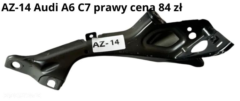 Audi Q7 2 LIFT 4M0 Wspornik mocowanie błotnika przód lewy 4M0821137B /  Audi A6 C7 4G0805816 prawy wspornik błotnika / Wspornik błotnika przedniego Audi A5 B9  8W6821132B - 1