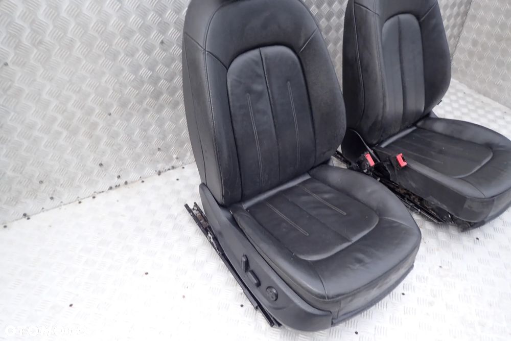 FOTELE SIEDZENIA KOMPLET PRZÓD TYŁ SKÓRA AUDI A6 C7 COMBI - 8
