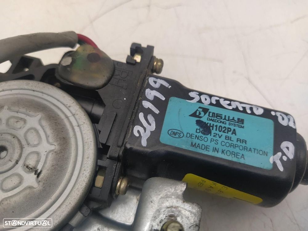 ELEVADOR DE VIDRO TRASEIRO DIREITO KIA SORENTO I 2002 - 2